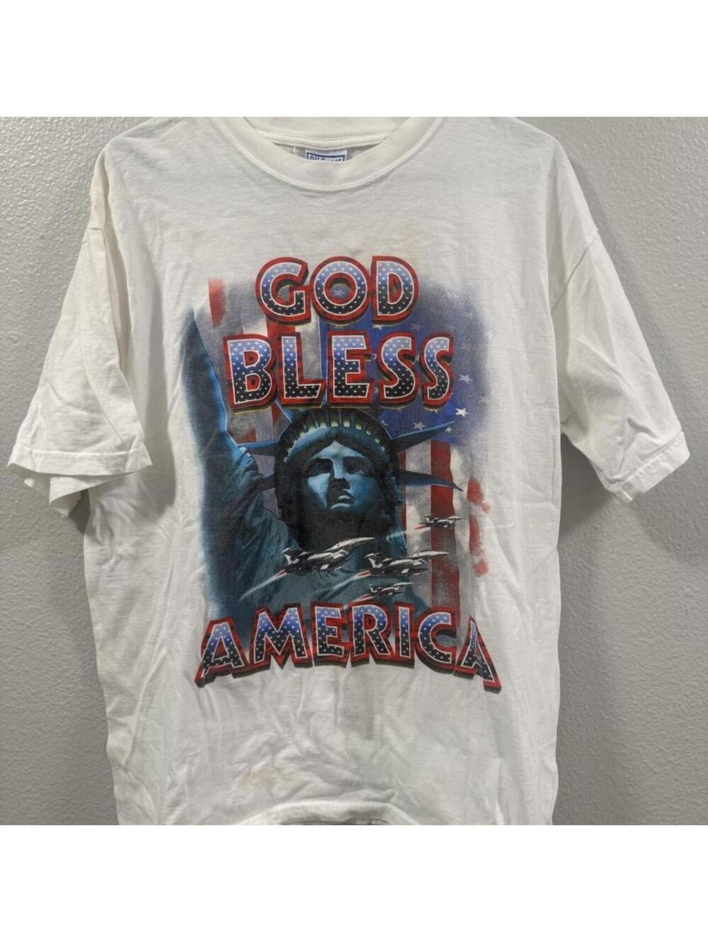All Sport Men's White and Multi Tshirt